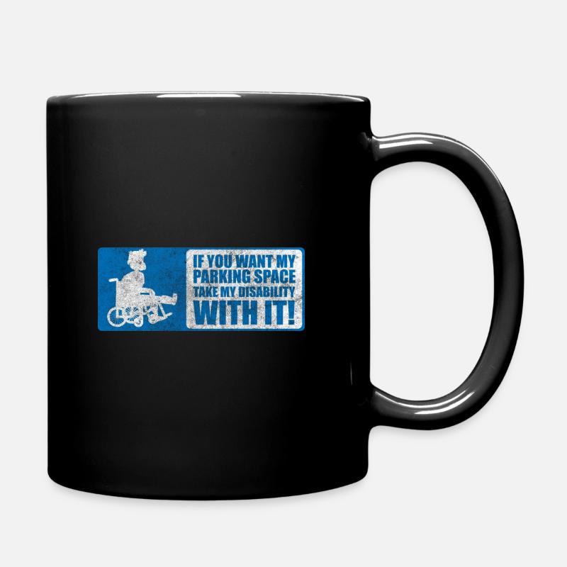 Disability Handicap - Full Colour Mug - black