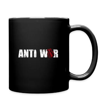 Anti War - Full Colour Mug - black - Right