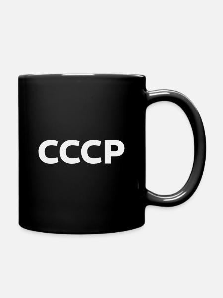 USSR СССР - Full Colour Mug - black