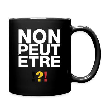Non peut-être !?! - Mug uni - noir - Droite