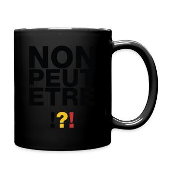 Non peut-être !?! (Dark) - Mug uni - noir - Droite