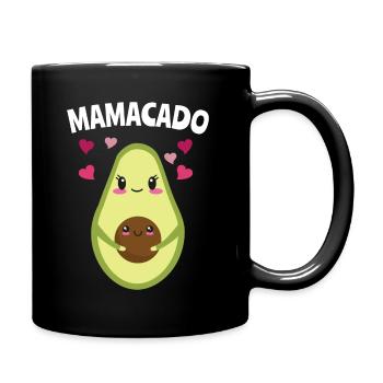 Mamacado maman mère grossesse naissance - Mug uni - noir - Droite