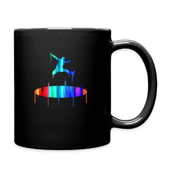 Qigong Training Spruch Chigong Qi Gong - Tasse einfarbig - Schwarz - Rechts
