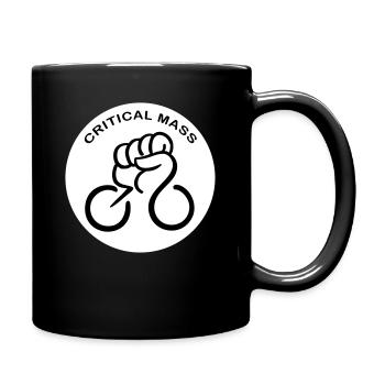 Critical Mass - Tasse einfarbig - Schwarz - Rechts