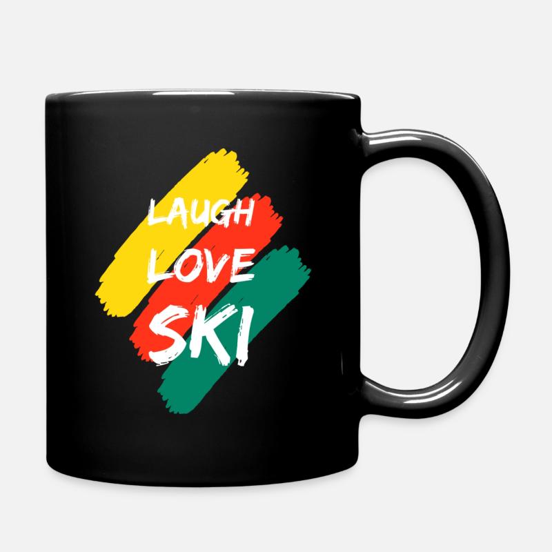 Rire Amour Ski - Mug uni - noir