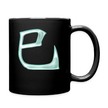 Snake - In Japanese / Zodiac Sign - Full Colour Mug - black - Right
