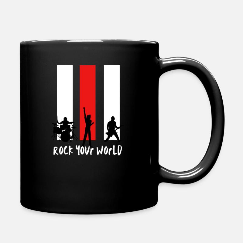 Rock Your World - Full Colour Mug - black