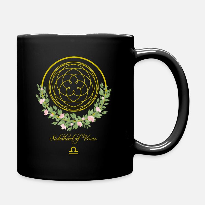 SORORITÉ DE VÉNUS - Signe du zodiaque Balance - Mug uni - noir
