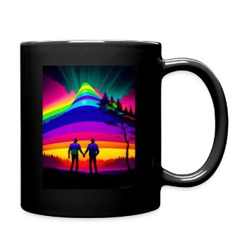 Sexy 2 Boys - Tasse einfarbig - Schwarz - Rechts