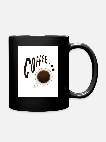 Coffee - Full Colour Mug - black