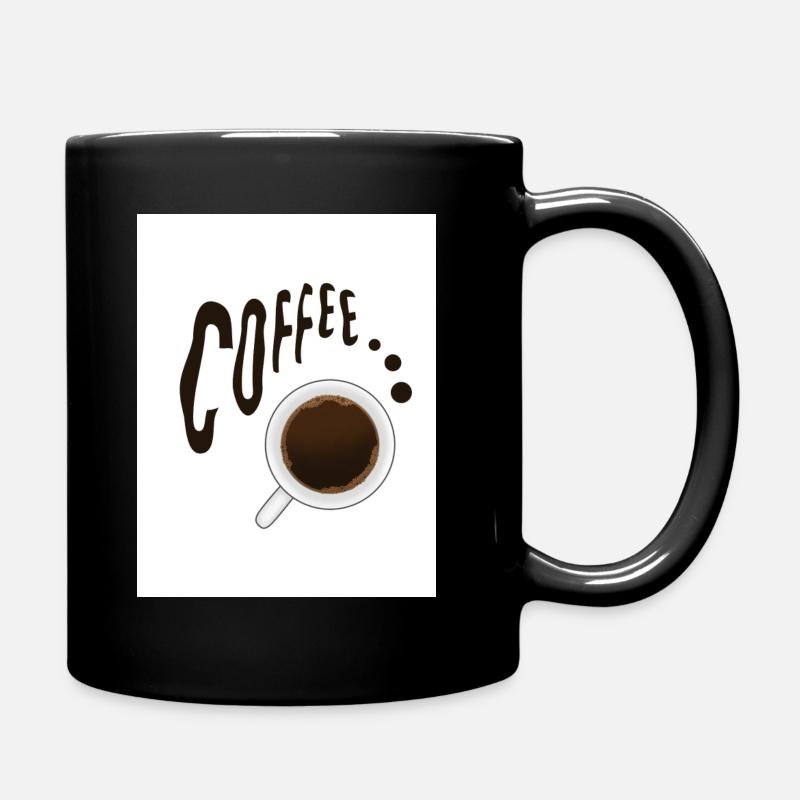 Coffee - Full Colour Mug - black