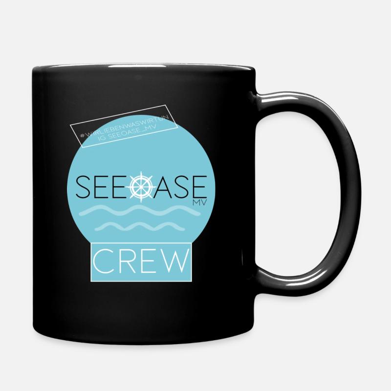 Crew schürze - Tasse einfarbig - Schwarz