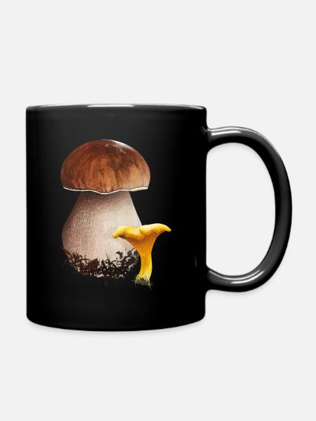 PILZE - Tasse einfarbig - Schwarz