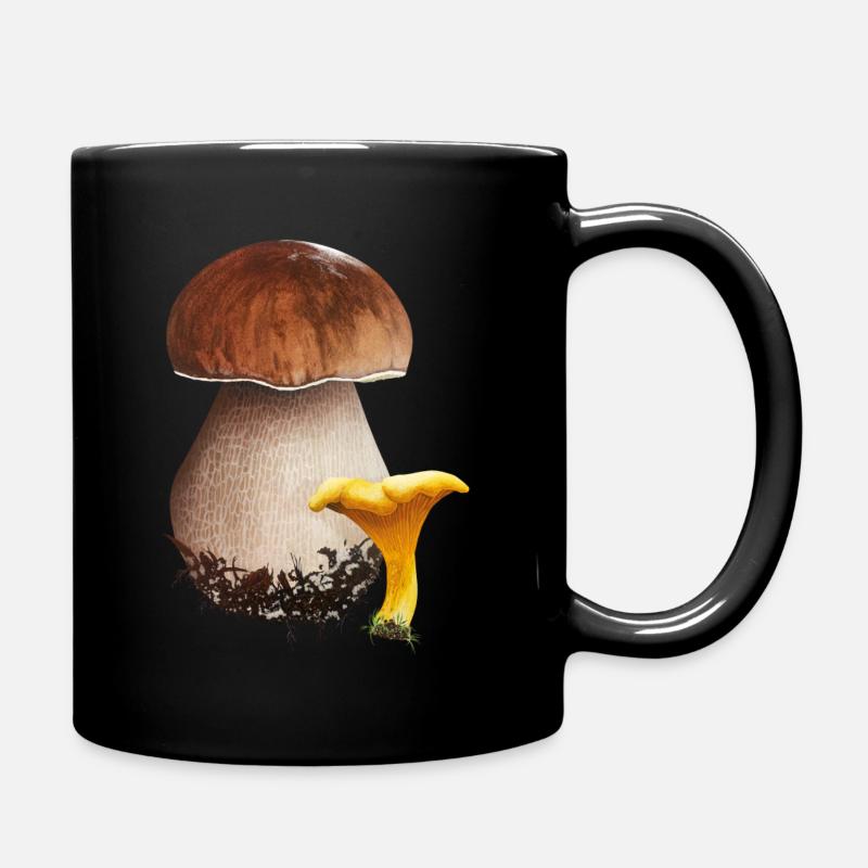 PILZE - Tasse einfarbig - Schwarz