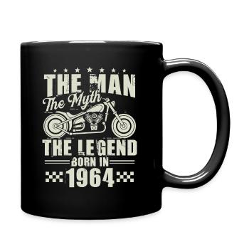 1964 Vintage homme mythe légende moto - Mug uni - noir - Droite
