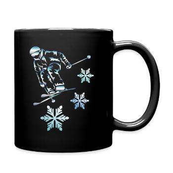Ski Sports d’hiver Cadeau Ski - Mug uni - noir - Droite