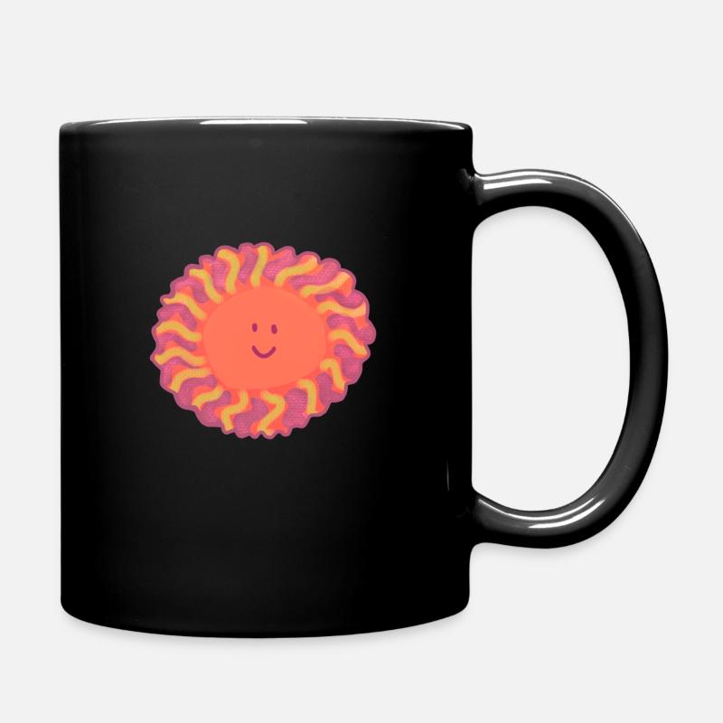 Vintage Sun - Full Colour Mug - black