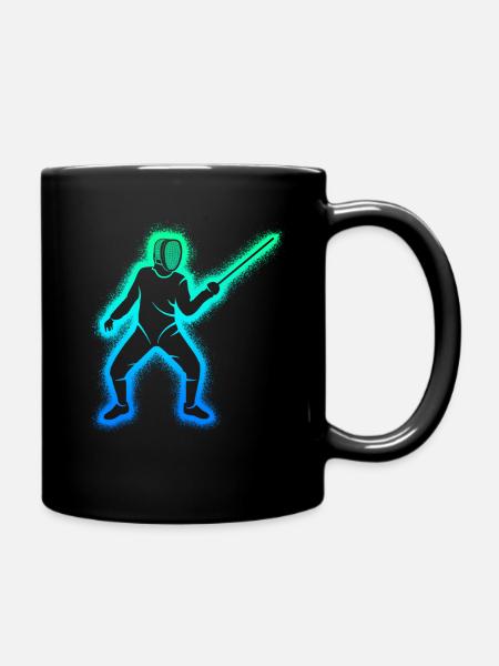 Escrime Escrime Escrime Enfants Hommes Escrime - Mug uni - noir