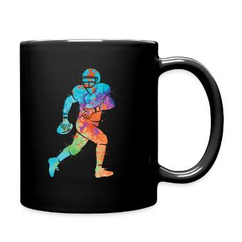 Football américain Sports Enfants Football Garçons - Mug uni - noir - Droite