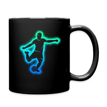 Football Football Hommes Garçons Enfants Football - Mug uni - noir - Droite
