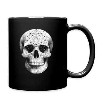 Crâne - Mug uni - noir - Droite
