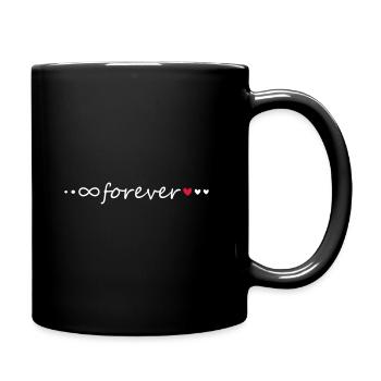 Infinity symbol Infinity symbol minimalism - Full Colour Mug - black - Right