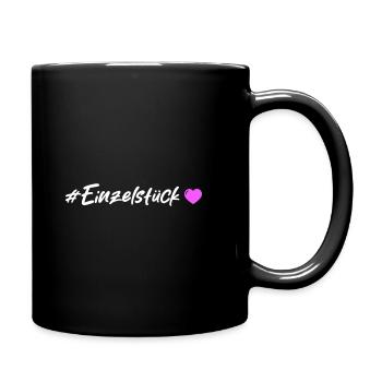 One-of-a-kind heart - Full Colour Mug - black - Right