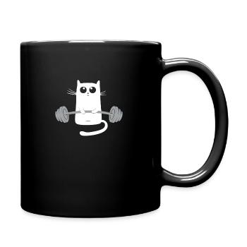 CAT ET KRAFTSPORT MOTIV - Mug uni - noir - Droite