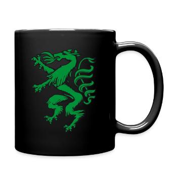 steirischer Panther - Steiermark - Tasse einfarbig - Schwarz - Rechts