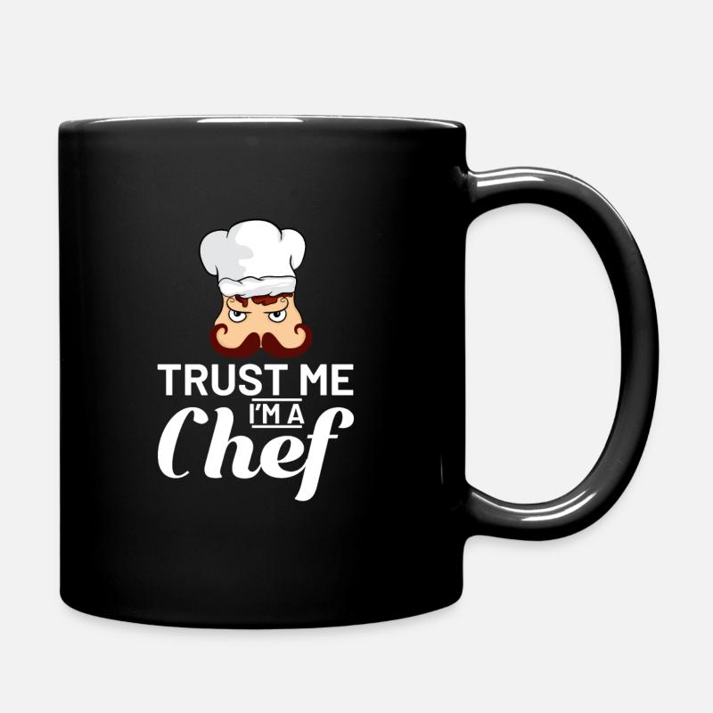 Koch - Tasse einfarbig - Schwarz