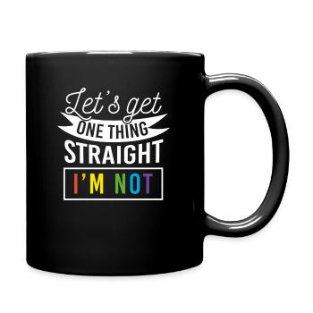 LGBT Lesbian Trans Gay Schwu Sayings drôle cool - Mug uni - noir - Droite