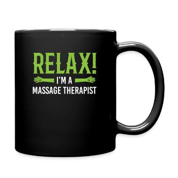 Physiothérapeute Massage Masseur Physio Massage - Mug uni - noir - Droite