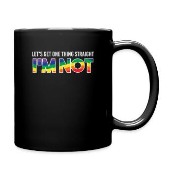 lgbt - Tasse einfarbig - Schwarz - Rechts