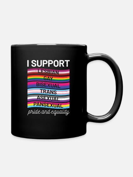 lgbt - Full Colour Mug - black