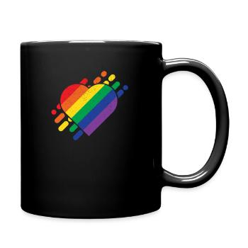 lgBT - Mug uni - noir - Droite