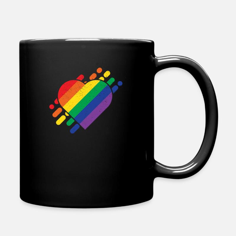 lgBT - Tasse einfarbig - Schwarz