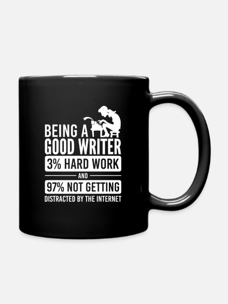 journalist - Full Colour Mug - black