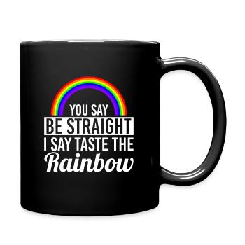 lgBT - Mug uni - noir - Droite