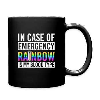 Cool LGBTQA + Ally Trans Pride Human Right Clothing - Mug uni - noir - Droite