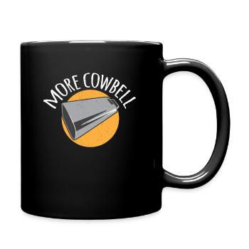 Plus Cowbell Cow Bell Funny Vintage Farmer Farming - Mug uni - noir - Droite