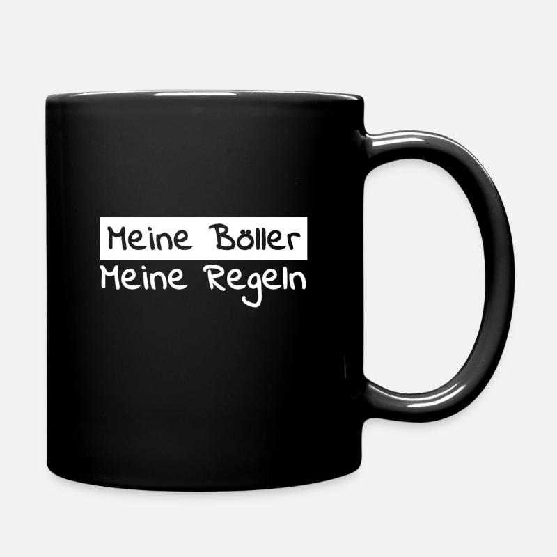 böller - Tasse einfarbig - Schwarz