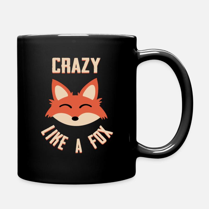Fuchs - Tasse einfarbig - Schwarz