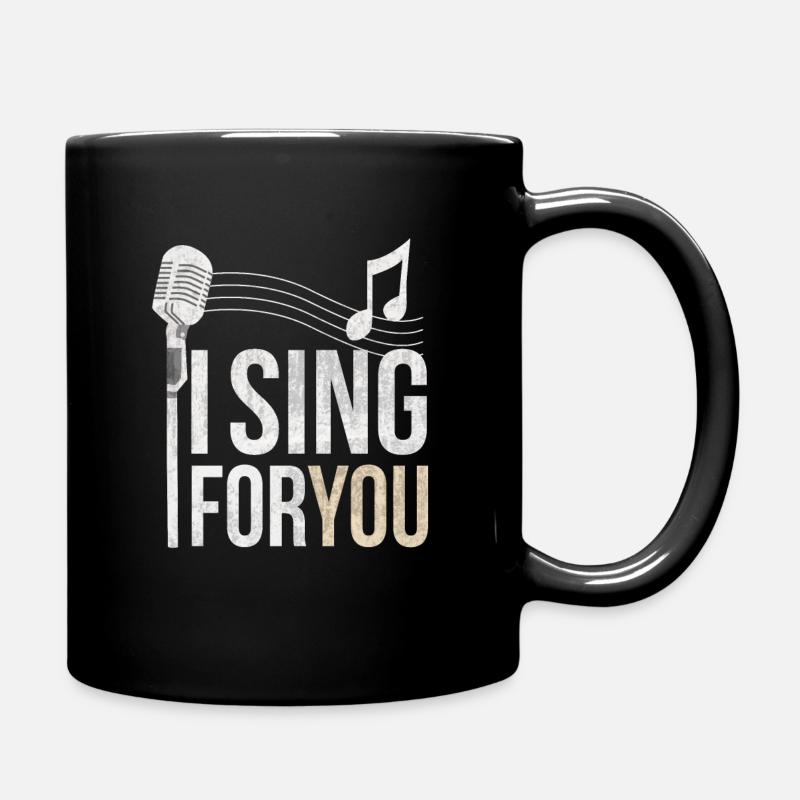 Singer - Full Colour Mug - black