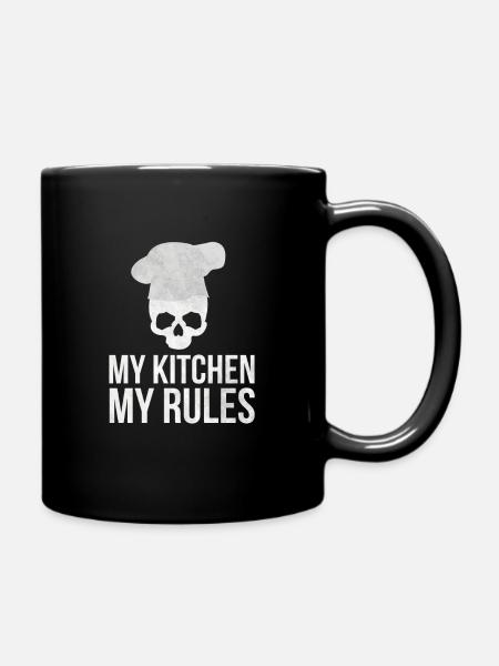 Koch - Tasse einfarbig - Schwarz