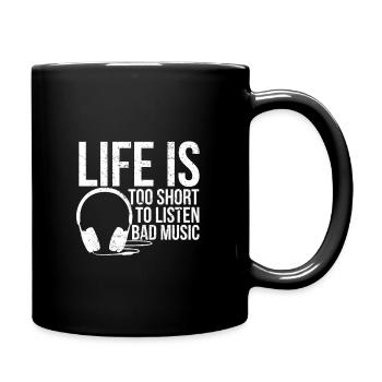 music - Full Colour Mug - black - Right