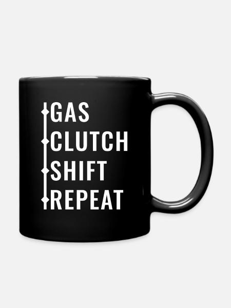 Auto - Tasse einfarbig - Schwarz