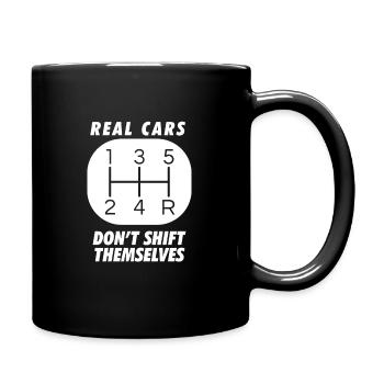voiture - Mug uni - noir - Droite