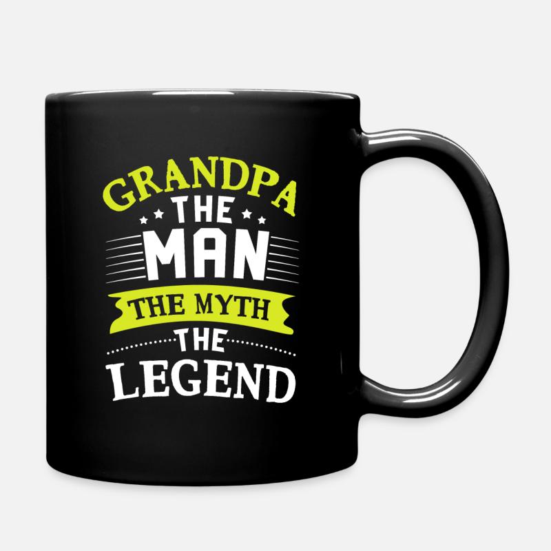 opa - Tasse einfarbig - Schwarz