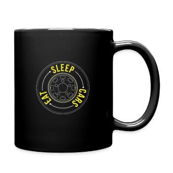 car - Full Colour Mug - black - Right