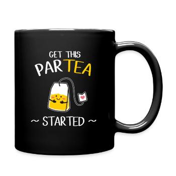 tea - Full Colour Mug - black - Right